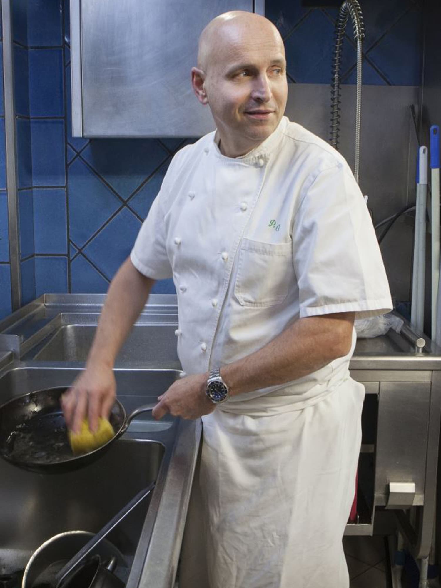 Philippe Chevrier en cuisine